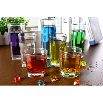 Haonai customized designed antique glass cup for drinking